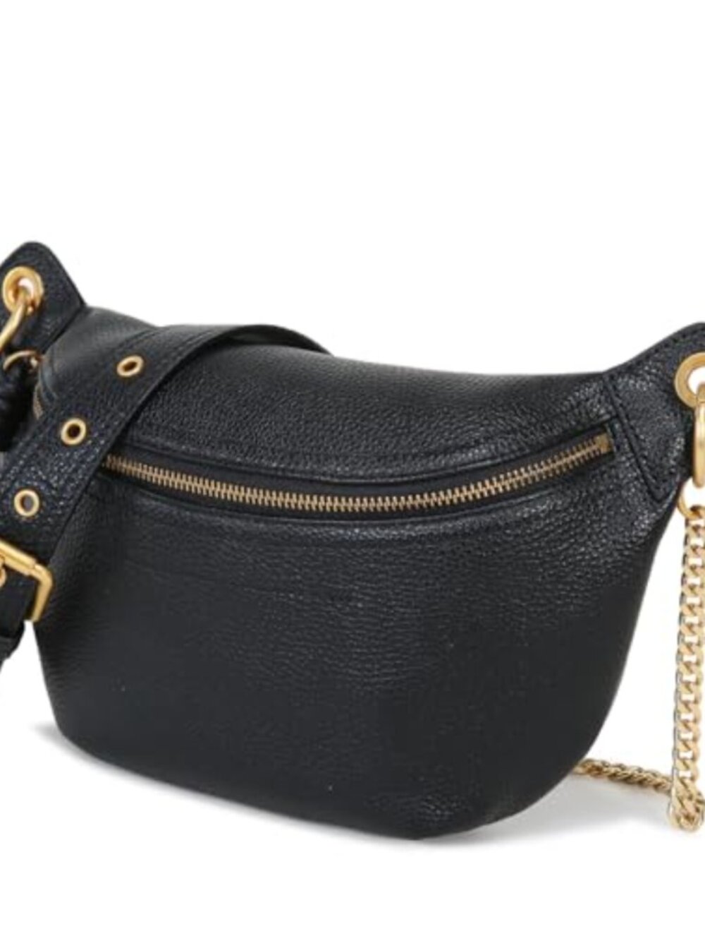Top Grain Leather Crossbody Belt Bag for Women, Hands-Free City Walk,